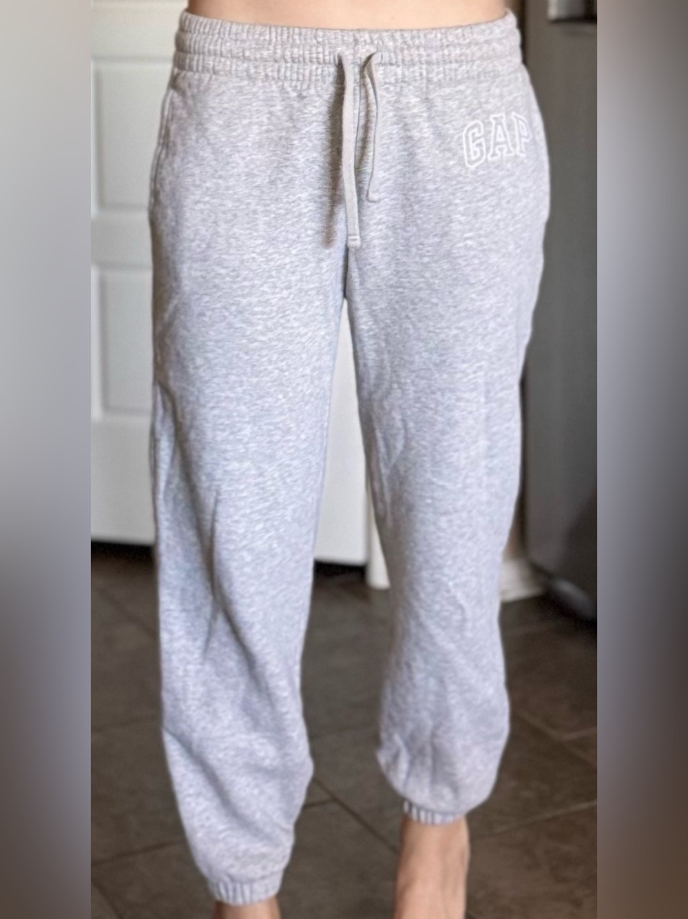 Gap Light Grey Fleece Lined Joggers Sweats Sweatpants XS